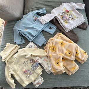 Baby Disney clothes 3-6m twin sets